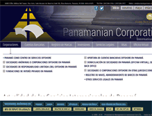 Tablet Screenshot of panamaniancorporations.com